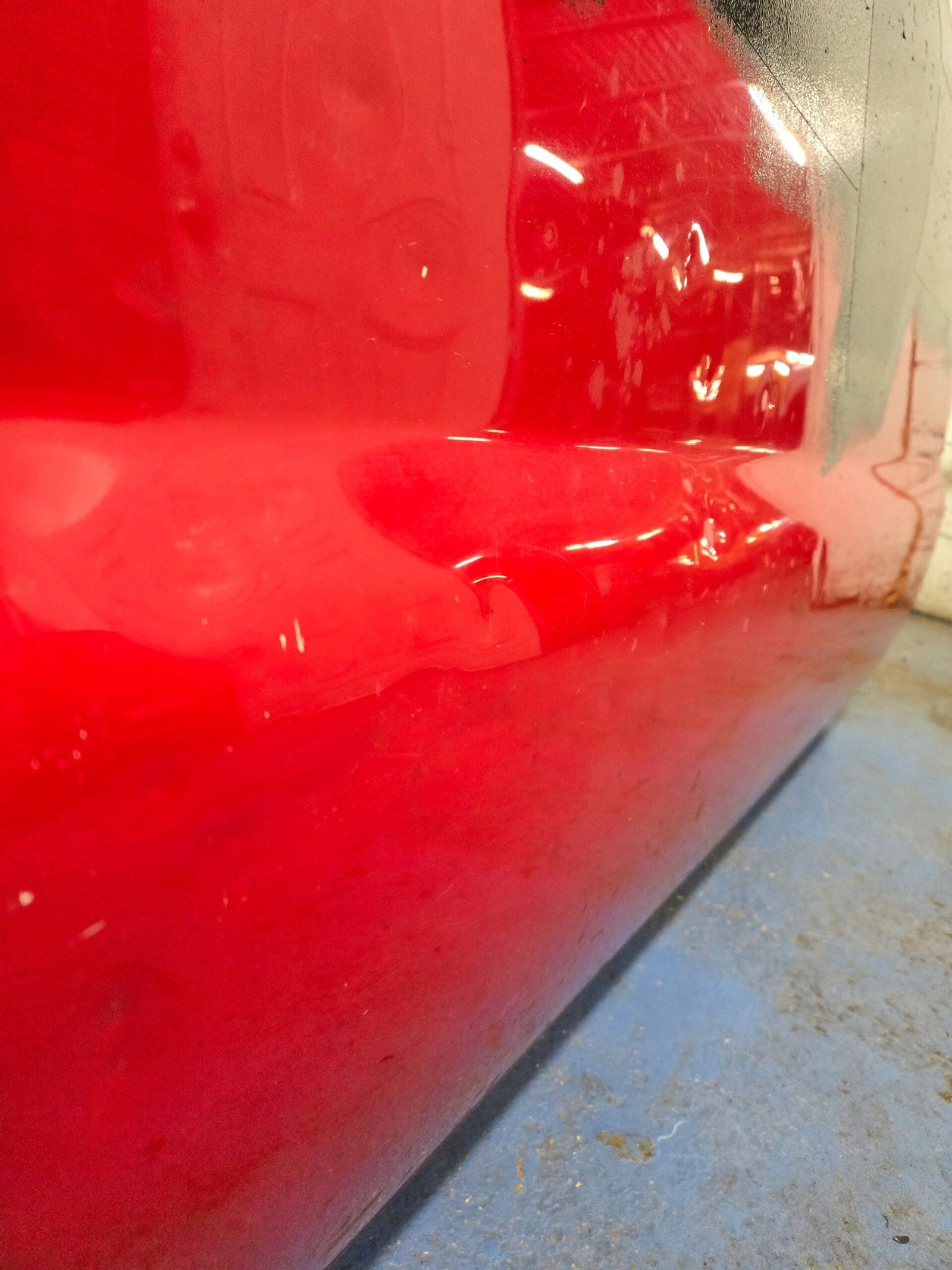 Second image of 2013-2016 Ford F250 F350 F450 F550 Super Duty Right Front Passenger Door w/ Power Window, Red