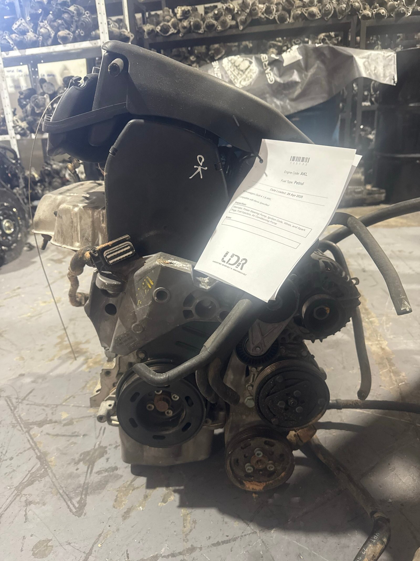VW Golf 4 1.6L AKL Petrol Engine