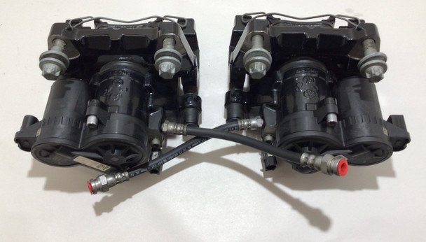 Second image of 2017–2021 Alfa Romeo Giulia Sport Brembo Brake Calipers Set of 4 | Black | 22K Miles | AG003