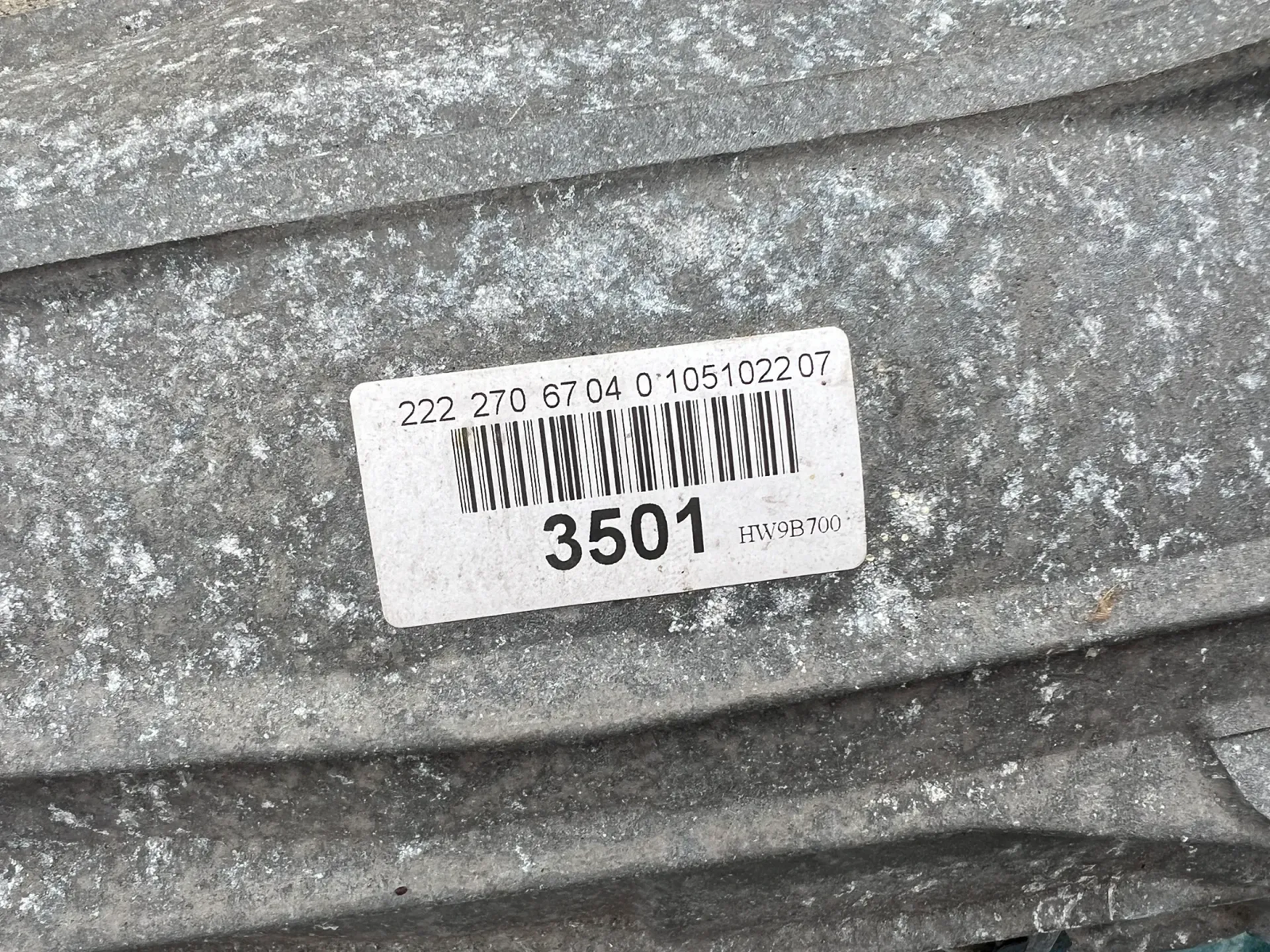 Second image of Mercedes S-Class W222 Automatic Transmission A2222706704