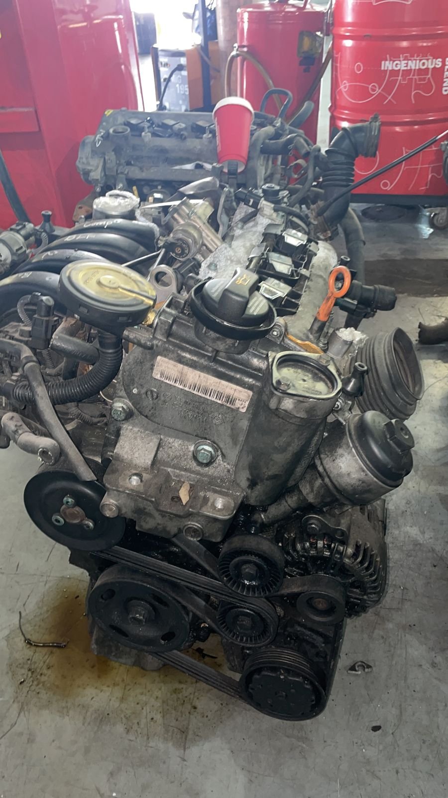 VW Golf 5 1.6L BLF Petrol Engine