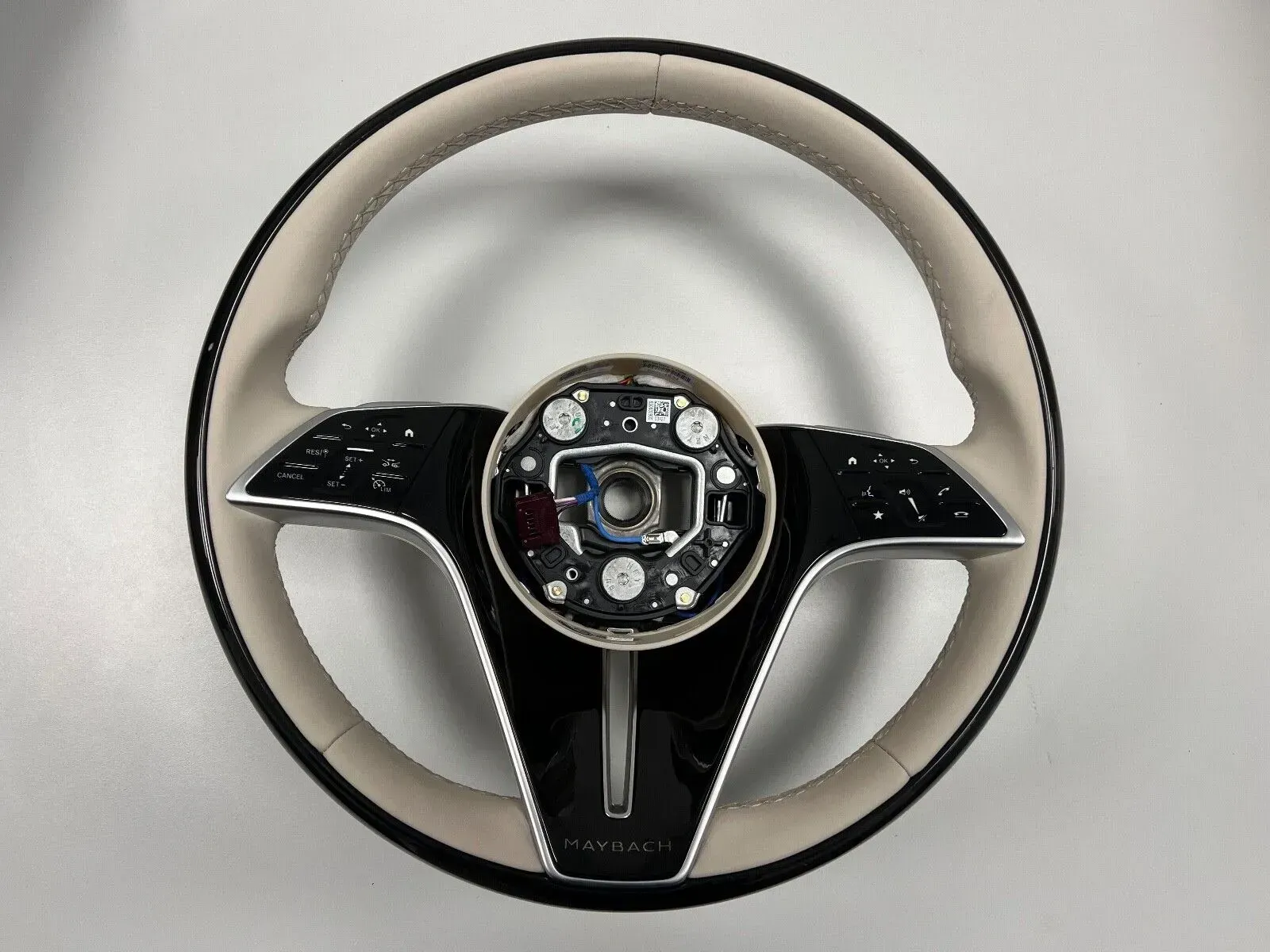 Mercedes S-Class Maybach Wooden Leather Steering Wheel OEM