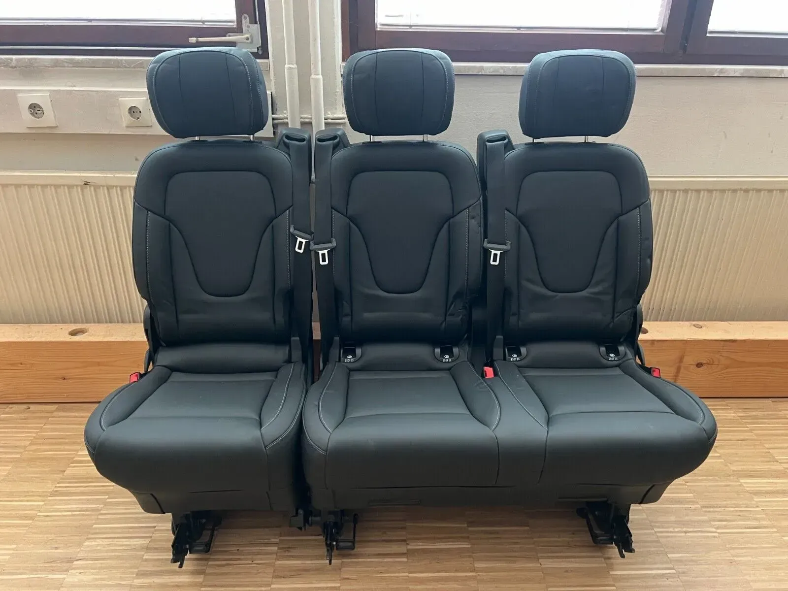 Mercedes V-Class/Vito W447/W448 3-Seater Bench Nappa Black
