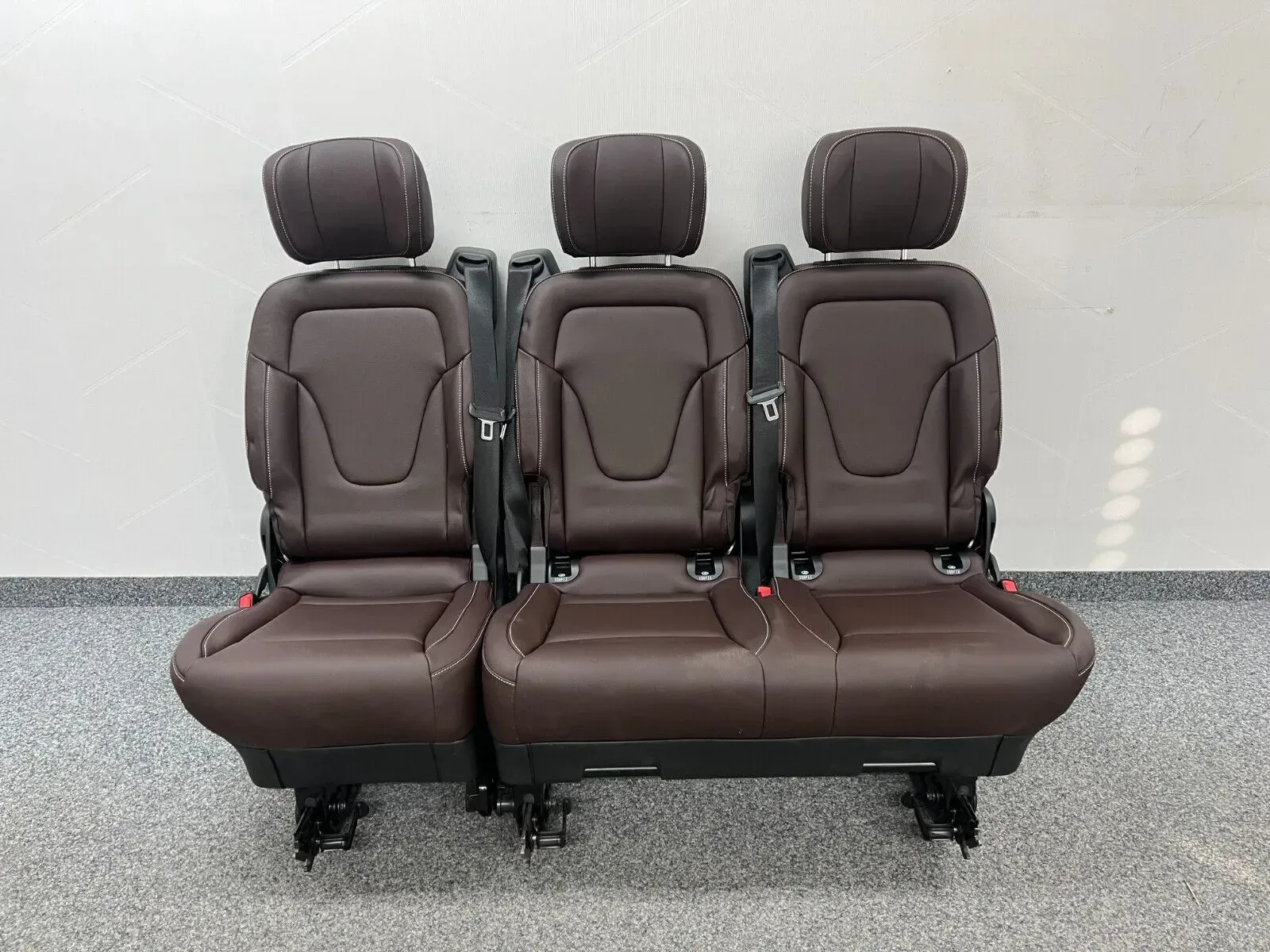 Mercedes V-Class/Vito W447 3-Seater Bench Artificial Leather Brown