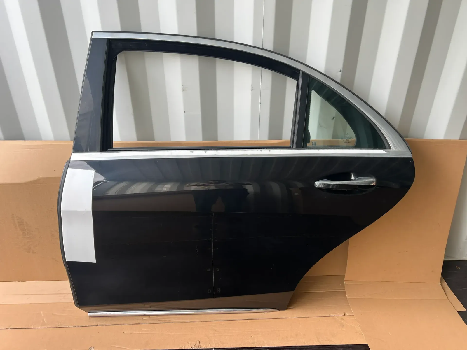Mercedes S-Class W222 Rear Left Door Black 9197