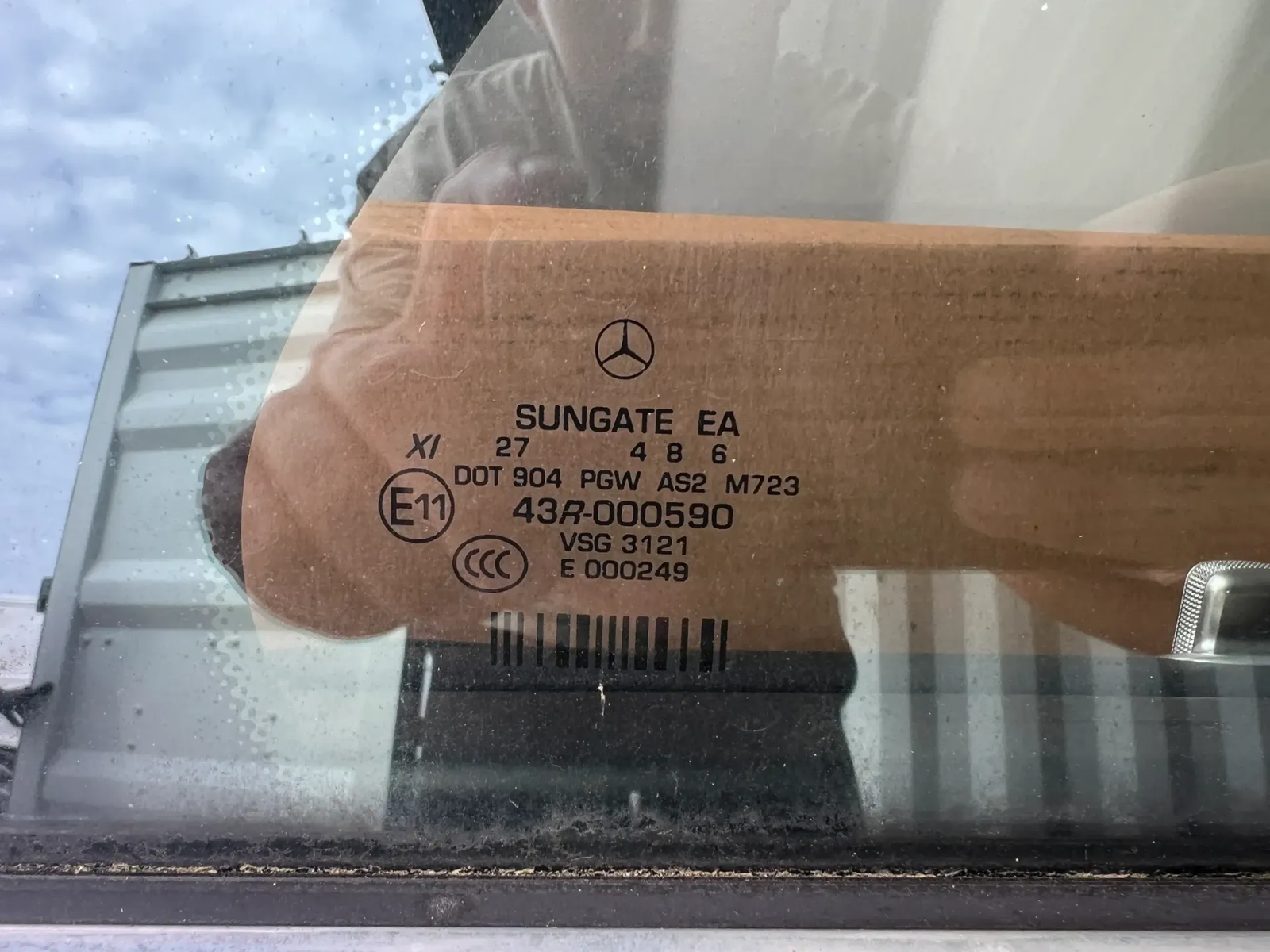 Second image of Mercedes S-Class W222 Rear Right Door Black 9183
