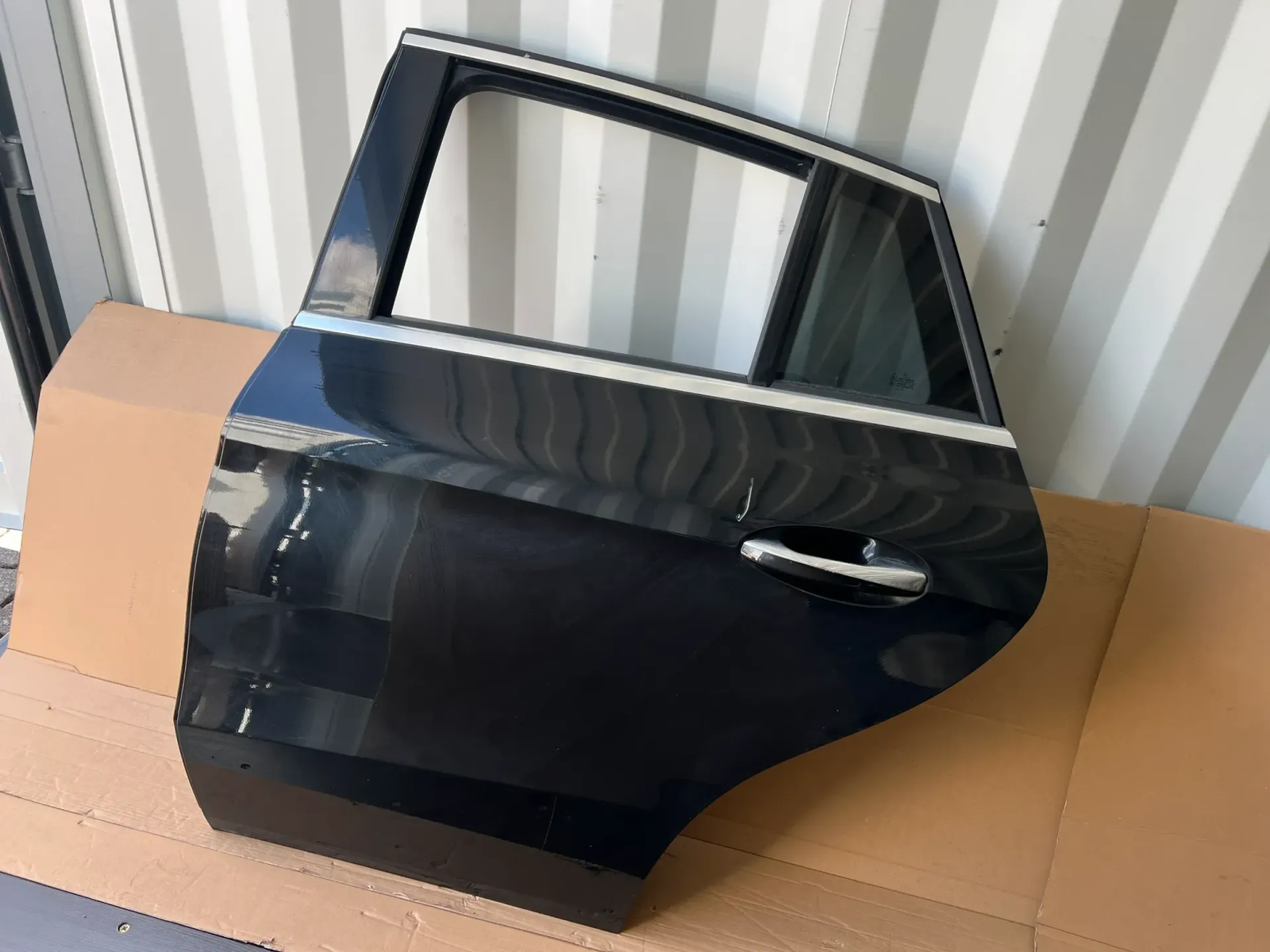 Mercedes GLE Coupé W166 Rear Left Door Black 9040