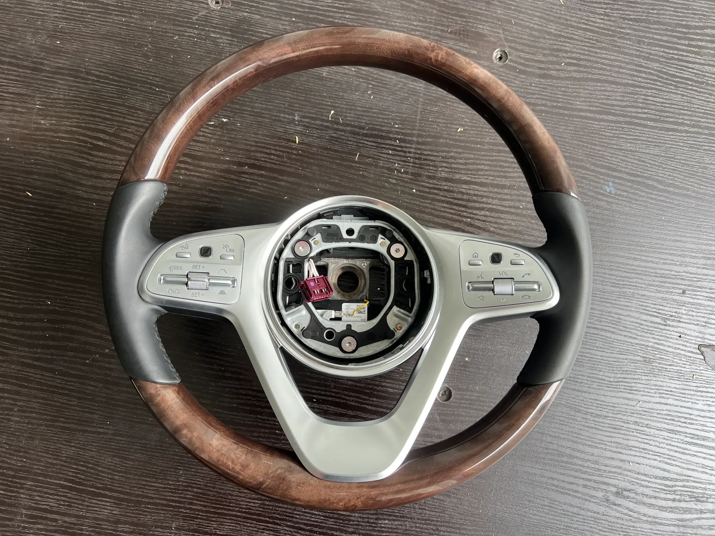 Mercedes S-Class W222 Wooden Steering Wheel OEM