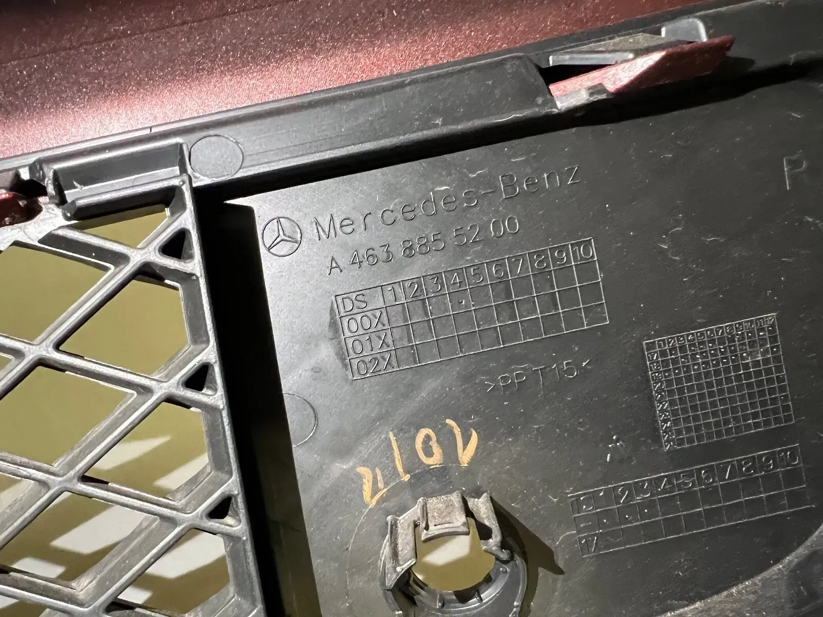 Second image of Mercedes G-Class W463 Front Bumper Red OEM